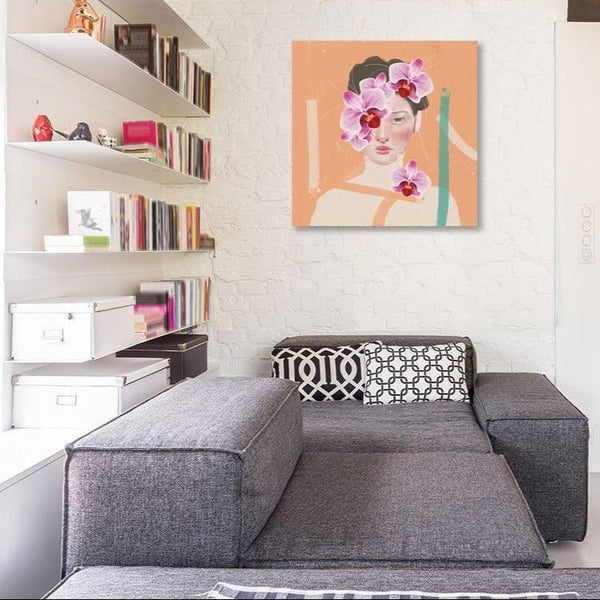 An Orchid Obsession, Watercolor Art