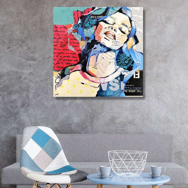 Anhel Woman's Portrait, Collage