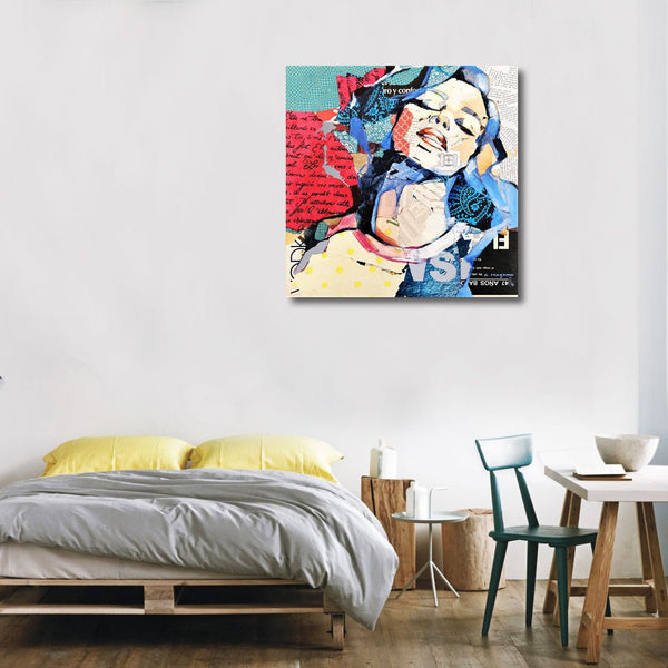 Anhel Woman's Portrait, Collage