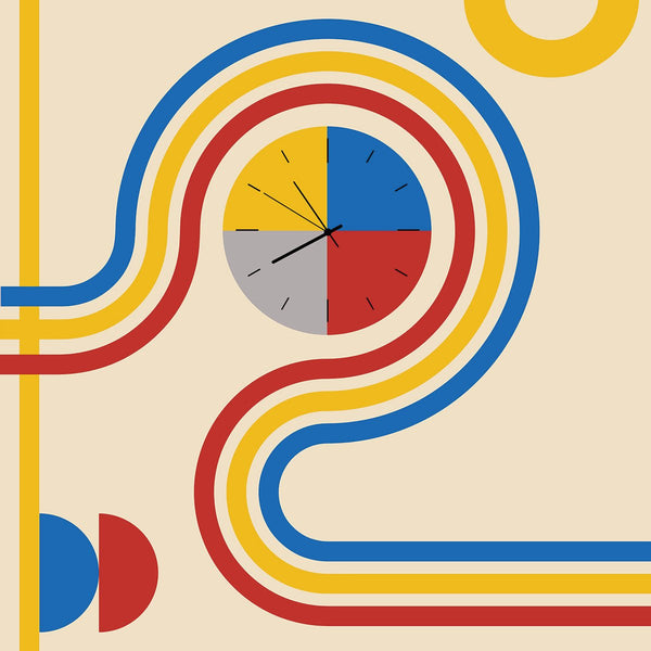 Art CLOCK in Bauhaus Style