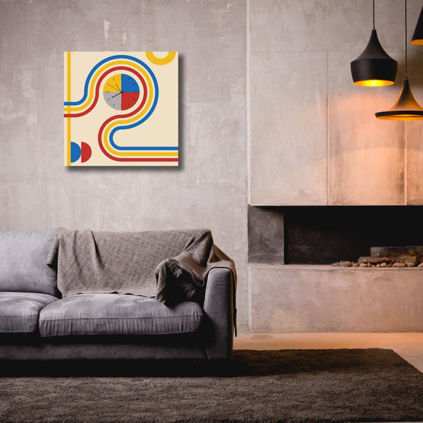 Art CLOCK in Bauhaus Style