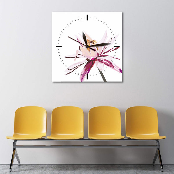 Art CLOCK, Pink Lotus