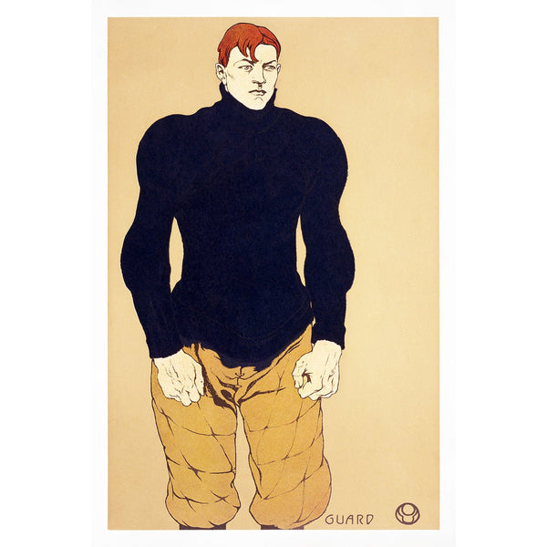 Athlete (1908), Vintage Poster