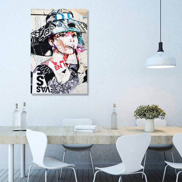 Audrey Hepburn Portrait (1), Collage