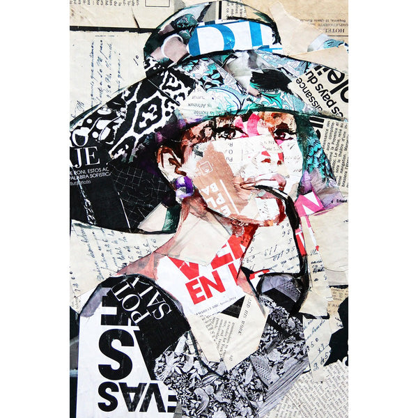 Audrey Hepburn Portrait (1), Collage
