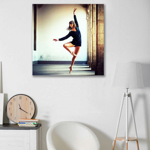 Ballerina, Photo in Grunge style