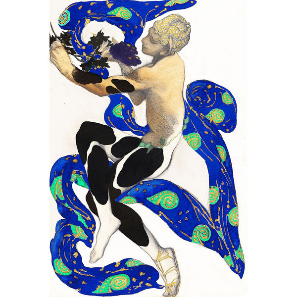 Ballet Illustration Afternoon of a Faun (Nijinsky), Vintage Poster