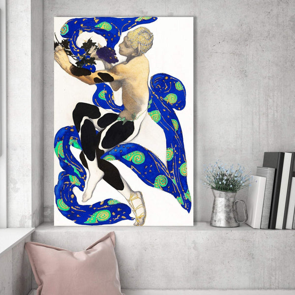 Ballet Illustration Afternoon of a Faun (Nijinsky), Vintage Poster