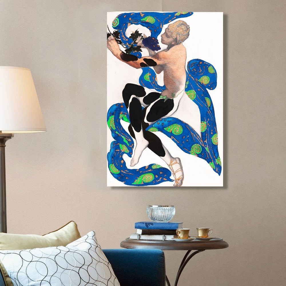 Ballet Illustration Afternoon of a Faun (Nijinsky), Vintage Poster