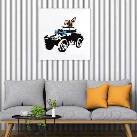 Banksy Armoured Car, Graffiti