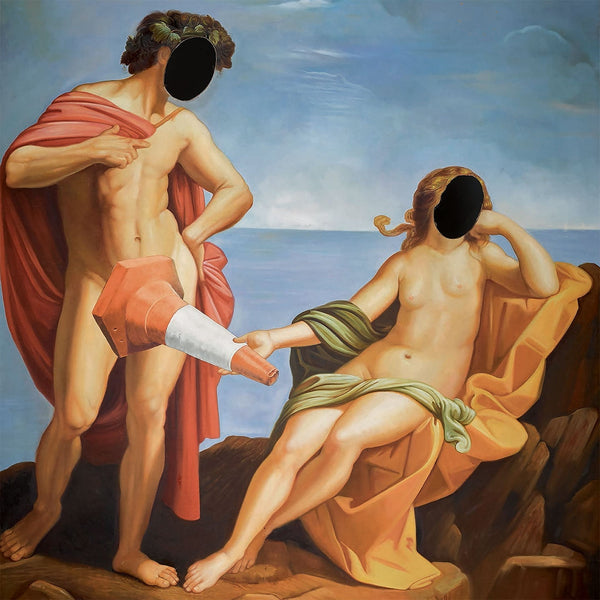 Banksy Bacchus at the Seaside, Modified Painting