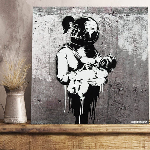 Banksy Blur-Tank, Graffiti