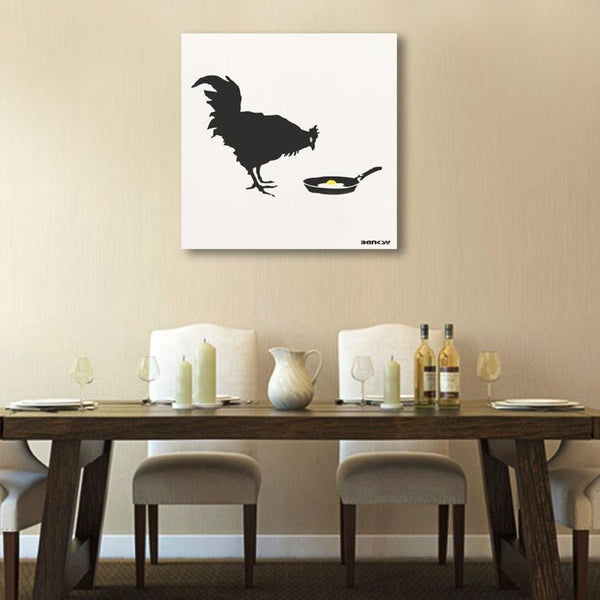 Banksy Chicken & Egg, Graffiti