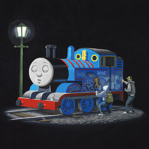 Banksy, Thomas Tank Engine, Graffiti