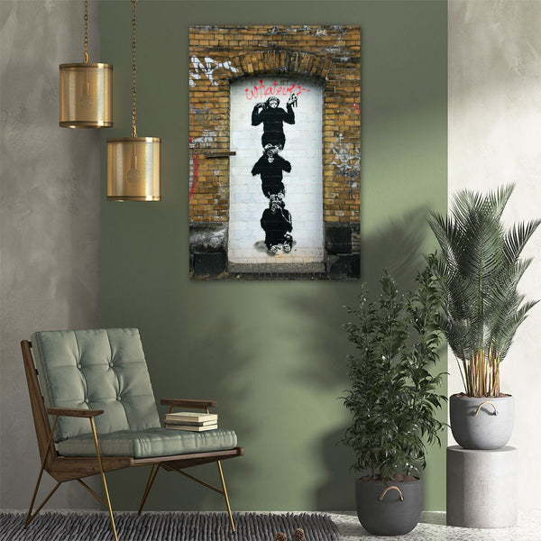 Banksy Monkeys Business, Street Art