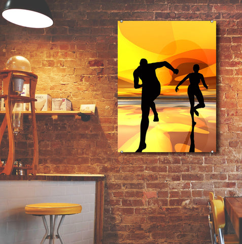 Dancing On A Beach, Digital Art