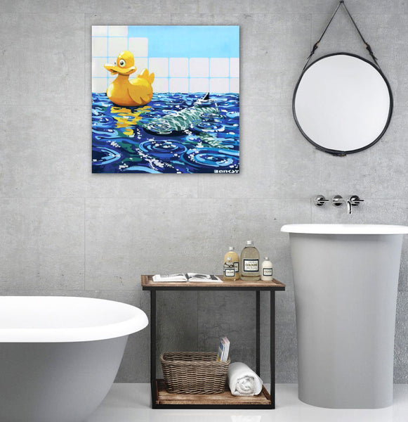 Banksy Rubber Duck, Graffiti