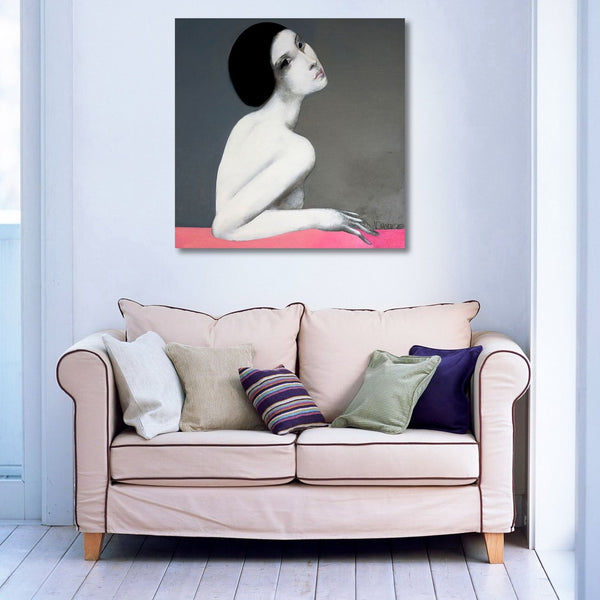 Brunette, Contemporary Painting