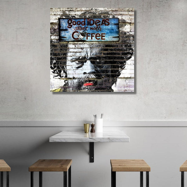 Good Ideas Start With Coffee, Graffiti (Montreal)