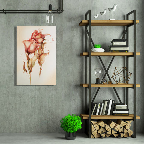 Roses in Retro Style, Painting