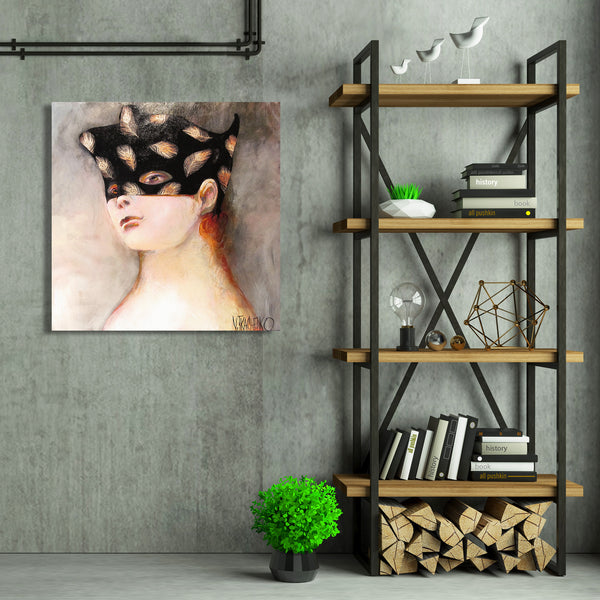 Woman Portrait, Abstract Contemporary Art