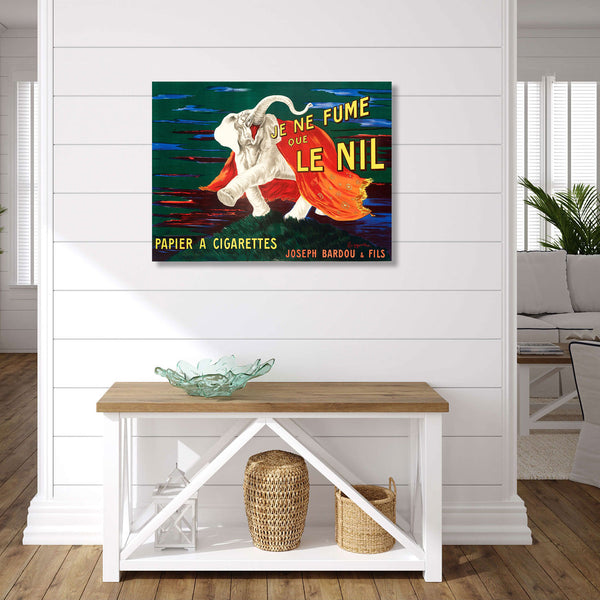 Le Nil Papier A Cigarettes (1913), Vintage Advertising Poster