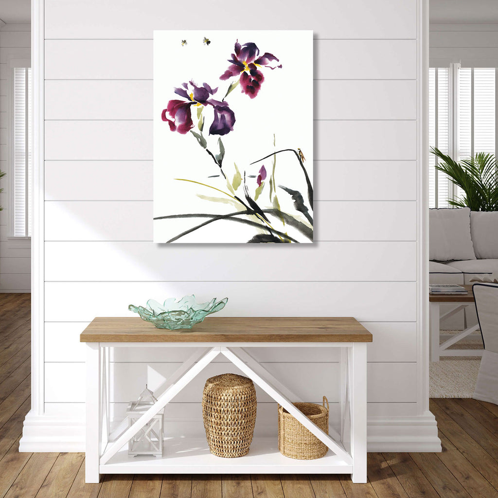Flowers on White Background, Photography