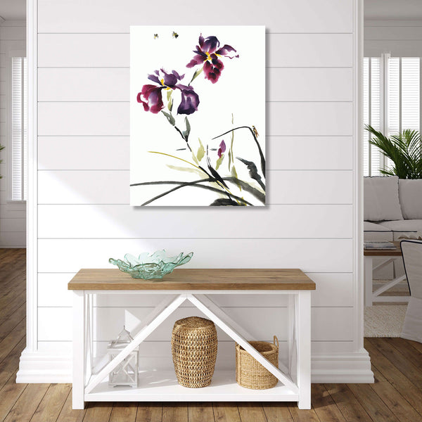 Flowers on White Background, Photography