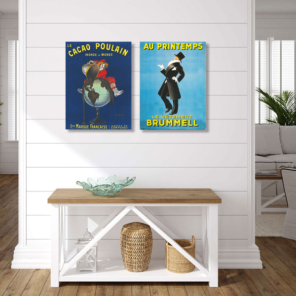 Au Printemps Brummell, Vintage Advertising Poster