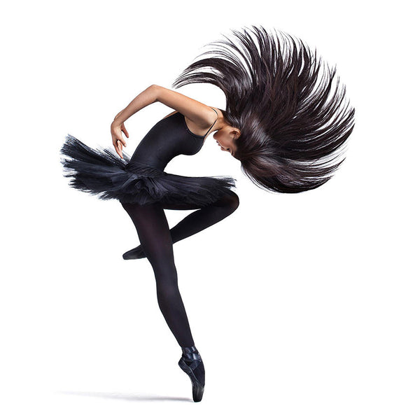Dancer on White Background, Photography