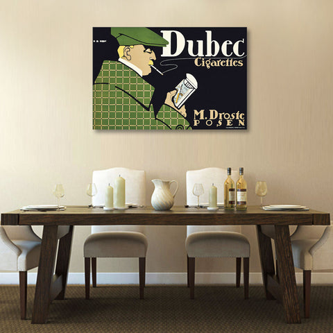Dubec Cigarettes Vintage Advertisement Poster