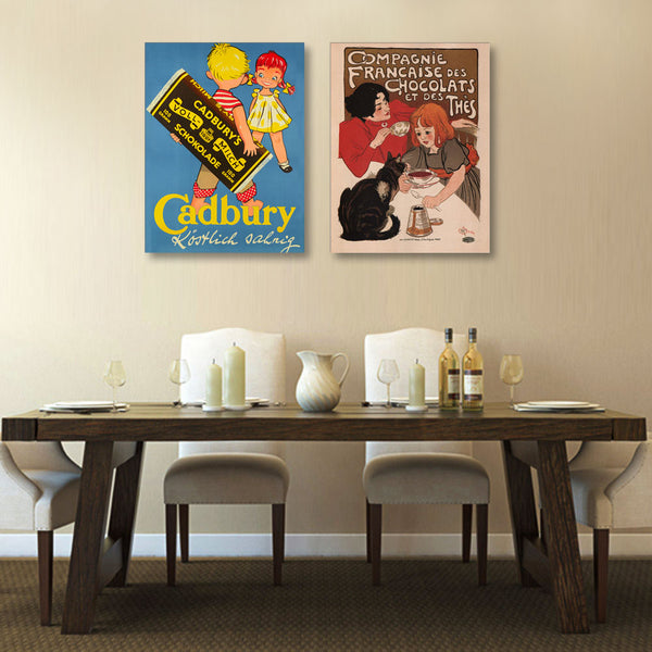 Compagnie Francais Des Chocolats Et Thes, Vintage Poster