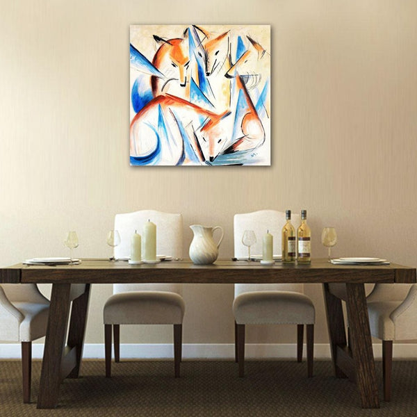 Four Foxes, Reproduction
