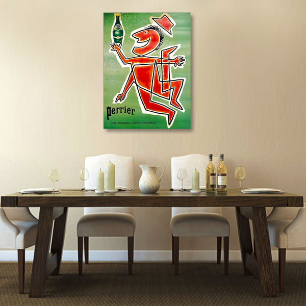 Perrier Vintage Advertising Poster