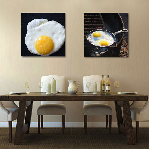 Fried Eggs, Photography, Kitchen Art