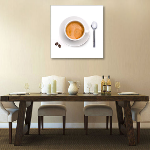 Coffee Cup on White Background, Photography