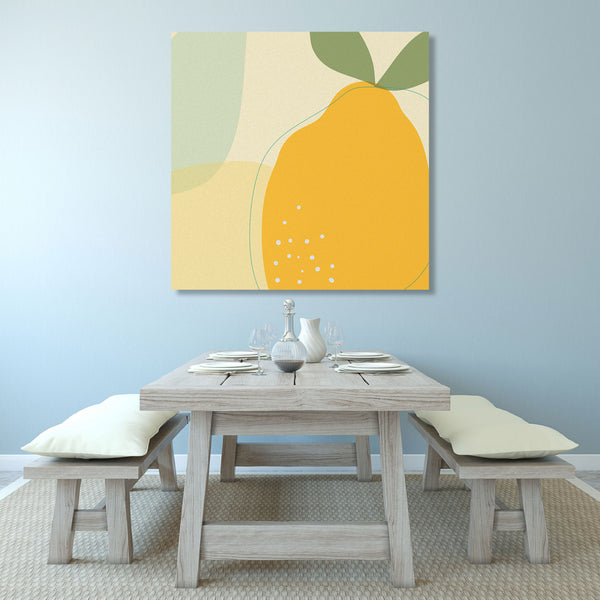 Lemon Fruits, Abstract Digital Art