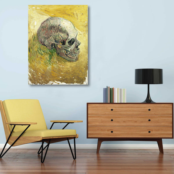 Skull in profile, Reproduction