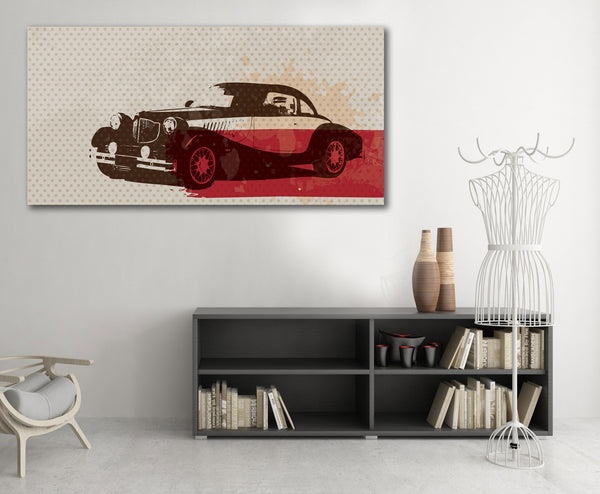 Car in Vintage Style, Digital Art