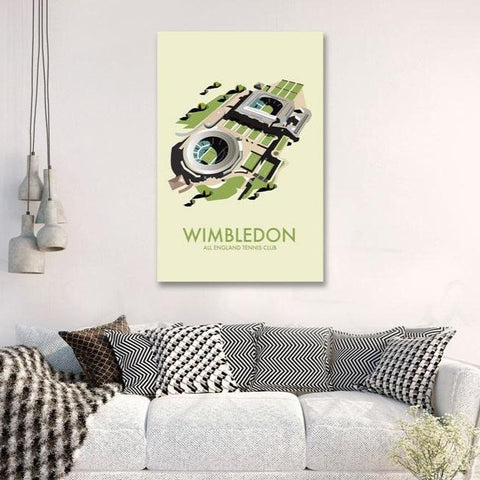 Wimbledon Tennis Metal Poster
