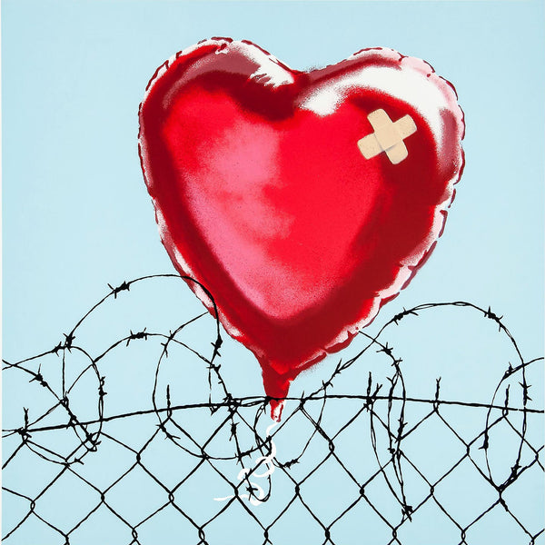 Banksy You Broke My Heart, Street art
