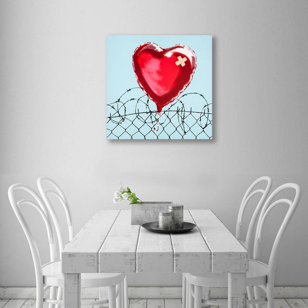 Banksy You Broke My Heart, Street art