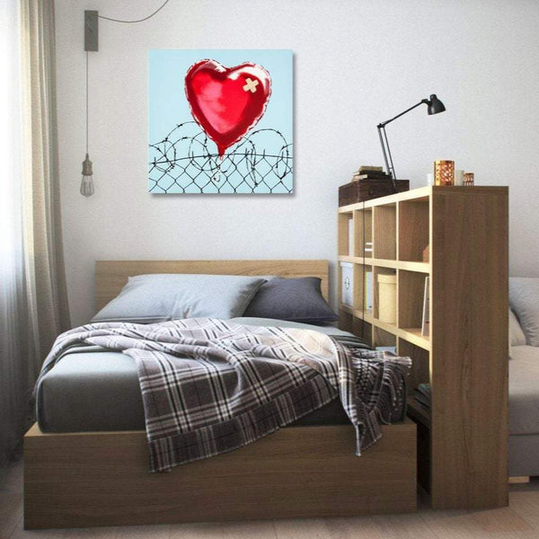 Banksy You Broke My Heart, Street art