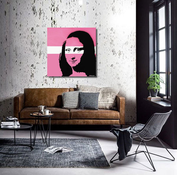 Banksy Mona Lisa, Graffiti Street Art