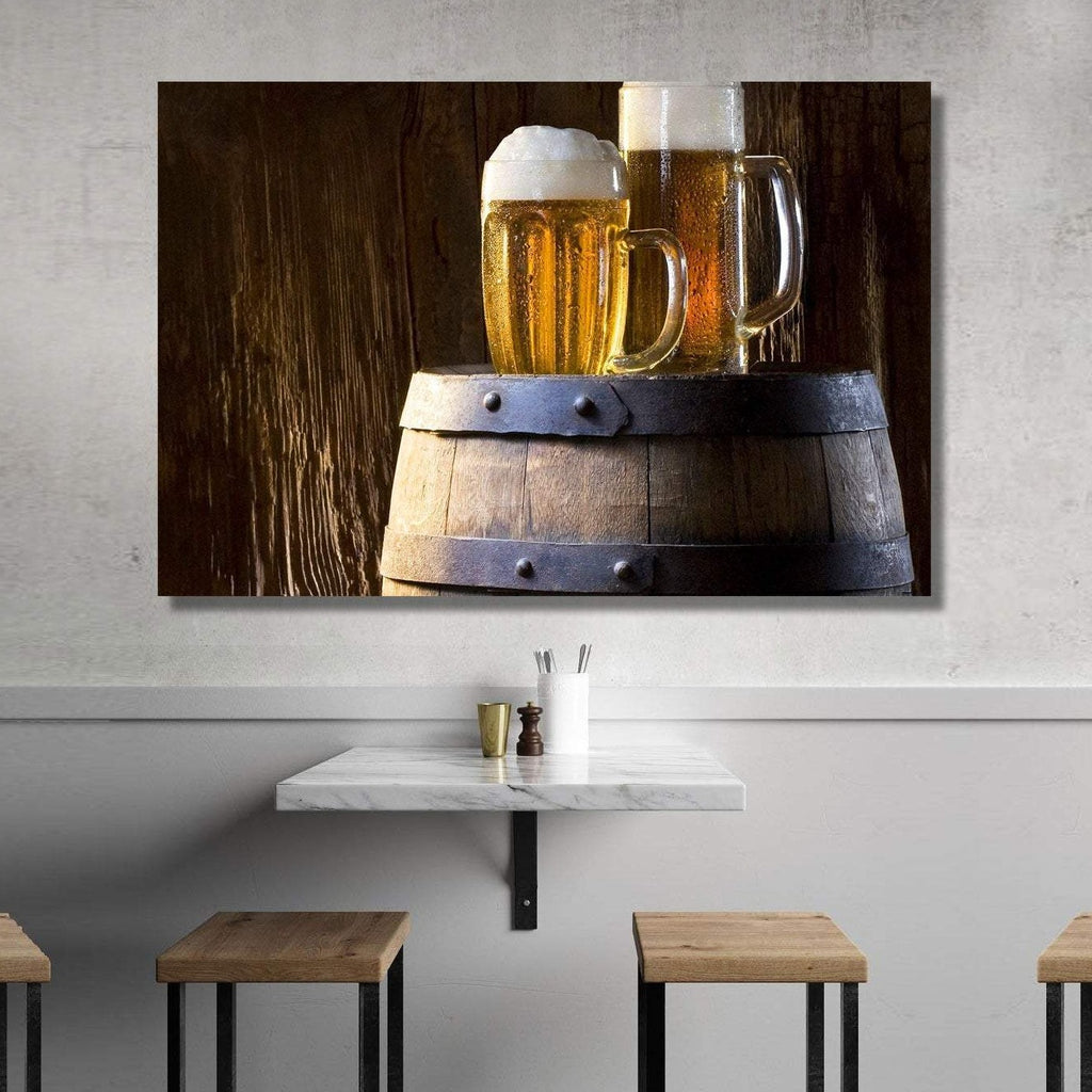 Mugs of Beer, Food Drink Art
