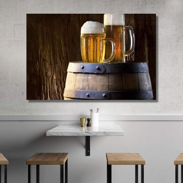 Mugs of Beer, Food Drink Art