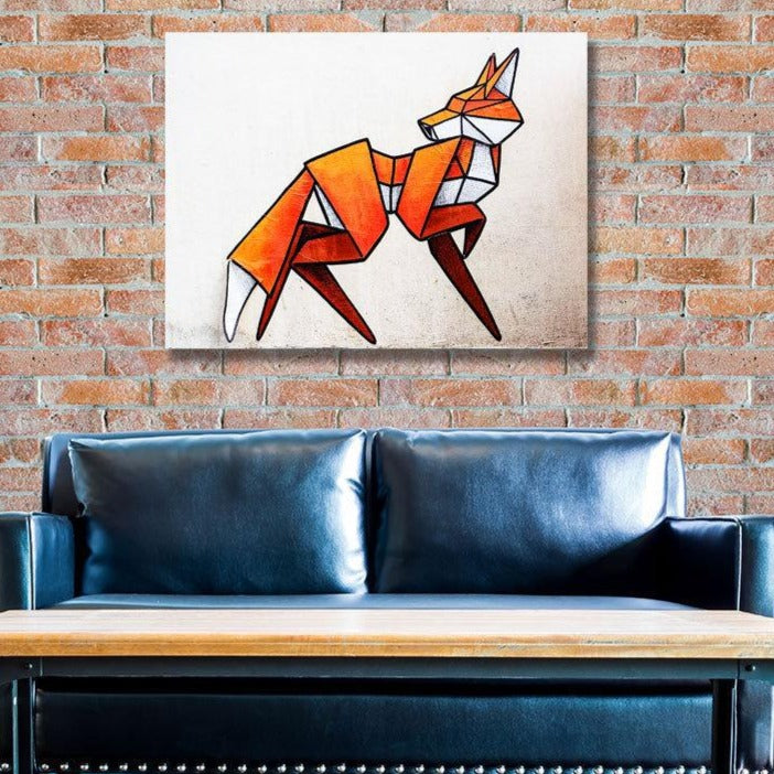 Orange Fox,  Graffiti
