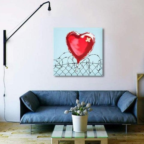 Banksy You Broke My Heart, Street art
