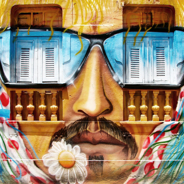 Man in Glasses, Street At