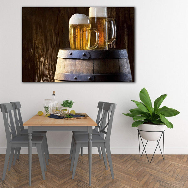 Mugs of Beer, Food Drink Art